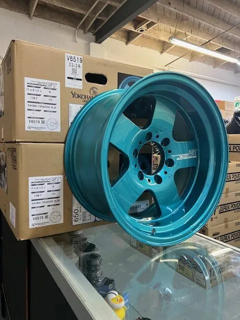 Advan GT HEAVY DUTY 17X8.5 -10 6×139 RACING TURQUOISE