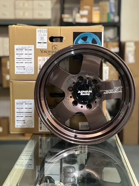 Advan GT HEAVY DUTY 17X8.5 -10 6×139 RACING COPPER BRONZE