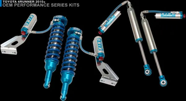King Shocks 2010+ Toyota 4Runner Front 2.5 Dia Remote Reservoir Coilover w/Adjuster (Pair)