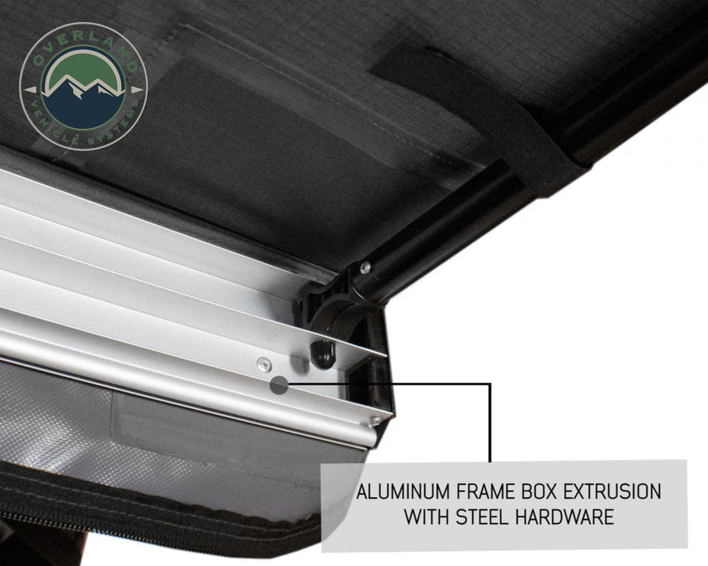 Overland Vehicle Systems 18049909 OVS Nomadic Awning 2.0 - 6.5' With Black Cover Universal