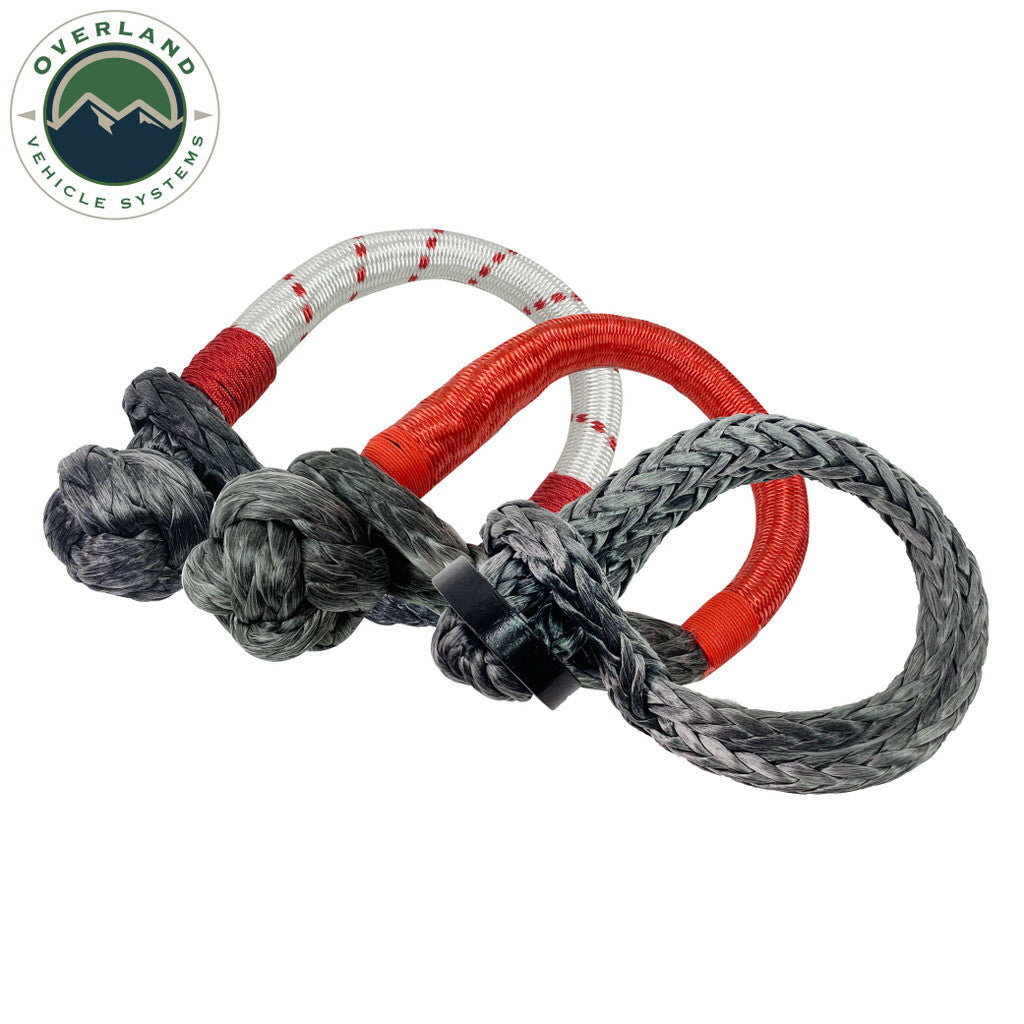 Overland Vehicle Systems 23” 5/8” Soft Recovery Shackle With A Breaking Strength of 44,500 lbs.