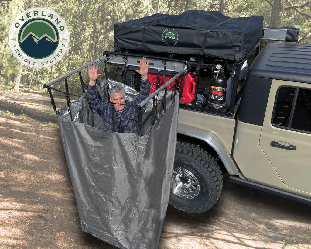 Overland Vehicle Systems Car Side Shower Room