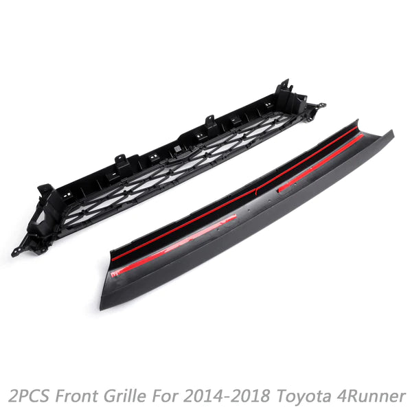 4Runner TRD PRO Grille For 2014-2019 Grey logo Letter Generic