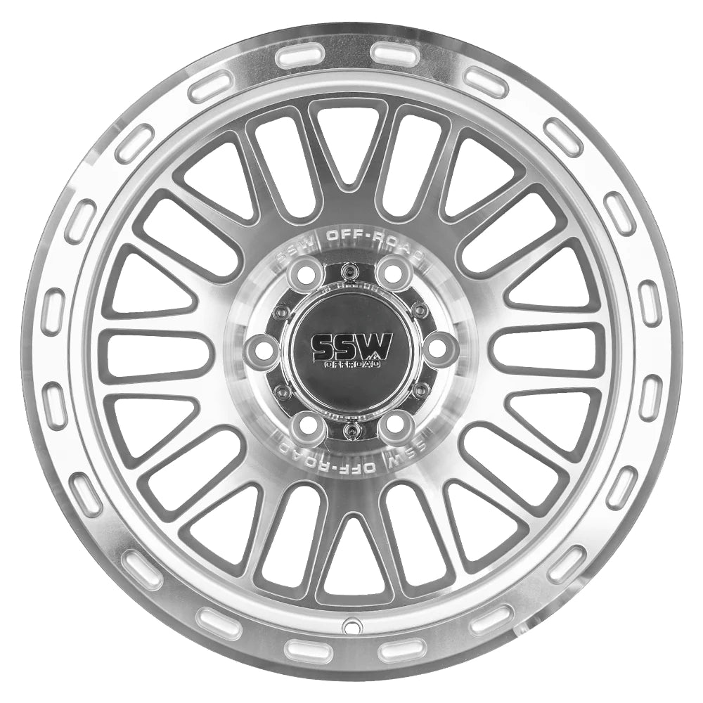 SSW OFFROAD GRIFFON / MACHINED SILVER / 17X9.0 -25