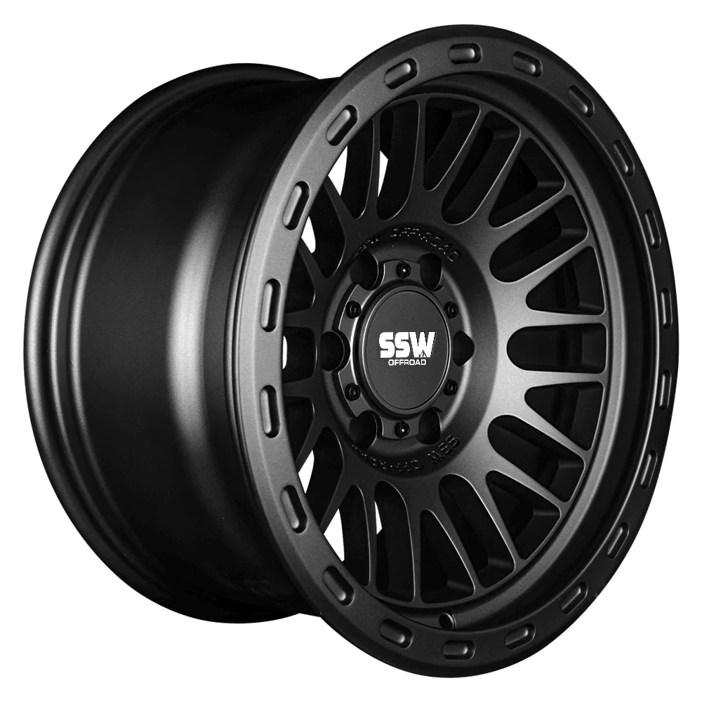 SSW OFFROAD GRIFFON / MATTE BLACK / 17X9.0 -25