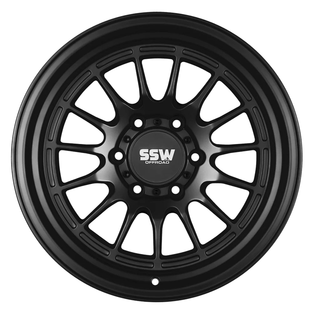 SSW Offroad DAKAR / MATTE BLACK / 17X9.0 -25