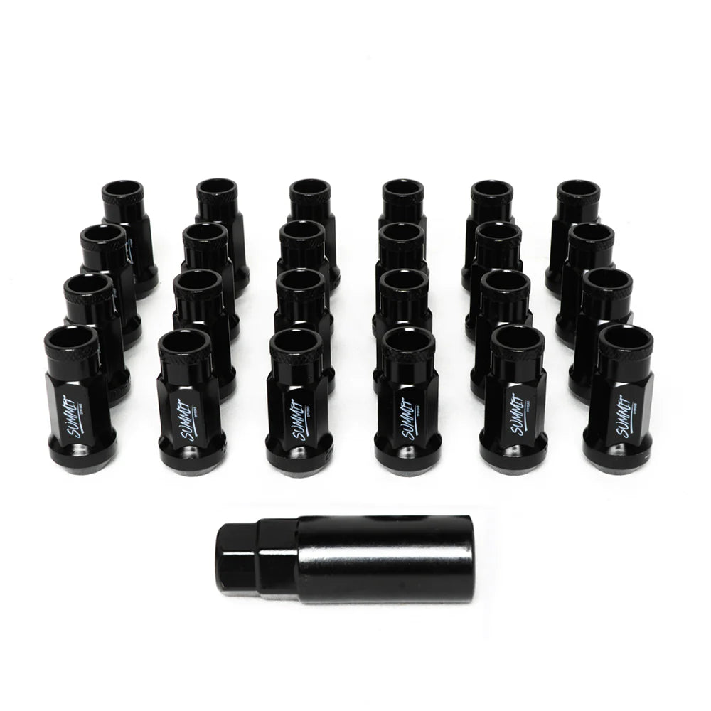 SSW OFFROAD 12X1.5 BLACK STEEL LUG NUTS